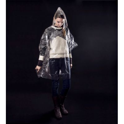 Дождевик FOOTBALL, белый, черный-2