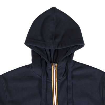 Толстовка худи на молнии с начесом LAS VEGAS LADY 280, темно-синий-1