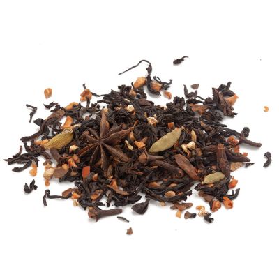 Чай со специями из серии 'СУГРЕВЪ Согревающий'  'Шарлотка с корицей' 60 гр., белый, зеленый-4