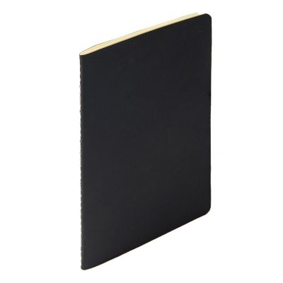 Тетрадь SLIMMY, 140 х 210 мм,  черный с белым, бежевый блок, в клетку, черный, белый-2