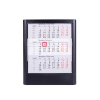 Календарь настольный на 2 года, черный