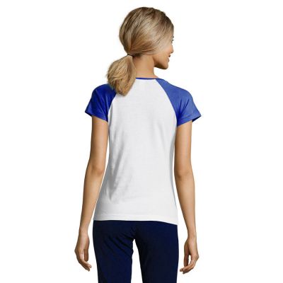 Футболка женская MILKY 150, синий, белый-4