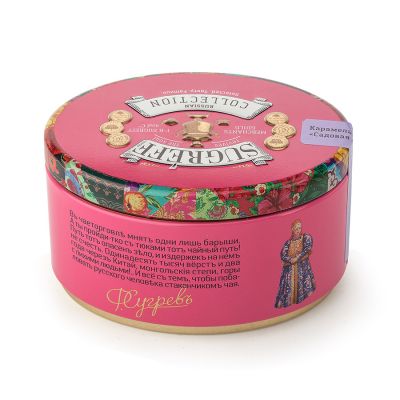 Чай Сугревъ в жестянной банке По-вологодски  с натуральными малиновыми леденцами, черный-2