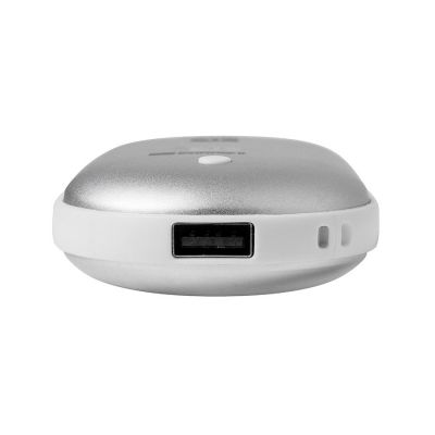 Универсальное зарядное устройство WARMER (5000mAh) с функцией обогрева рук, серебристый-2