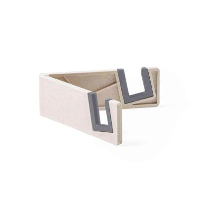 Держатель для телефона LASTROW, пластик с пшеничным волокном, бежевый-2