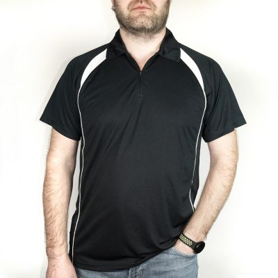 Поло мужское PALLADIUM 140, темно-синий, белый-6