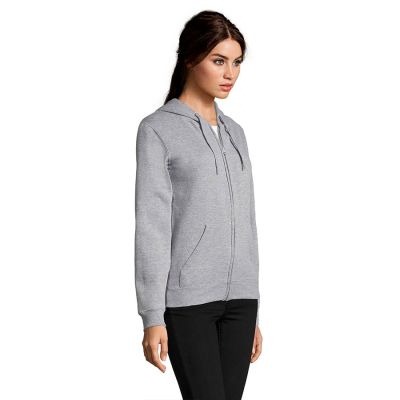 Толстовка женская SEVEN WOMEN 280, серый меланж-5