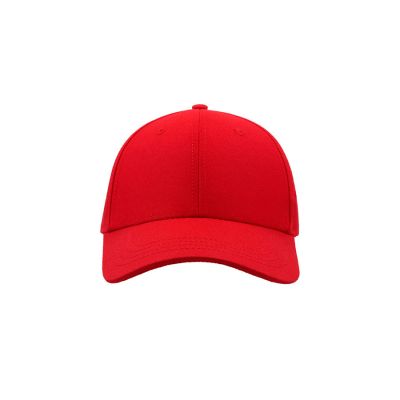 Бейсболка JOLLY, 6 клиньев,  застежка на липучке, красный-2