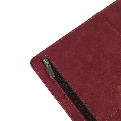 Ежедневник недатированный Coach, формат B5 в подарочной коробке, бордовый-3