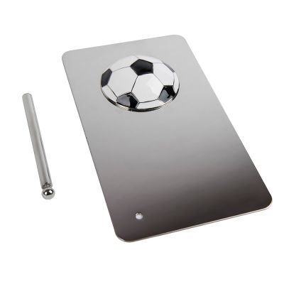 Плакетка наградная  'Футбол', серебристый-3