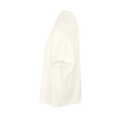 Футболка женская оверсайз BOXY WOMEN 180, белый, бежевый-2