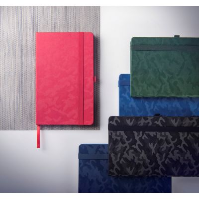 Бизнес-блокнот Tabby Justy, твердая обложка, в линейку, красный-8