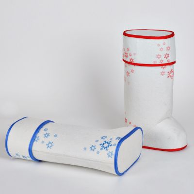 Упаковка подарочная 'ВАЛЕНОК'  размер 35 х 20 см, синий-1