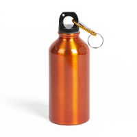 Бутылка для воды с карабином MENTO, 400мл, оранжевый