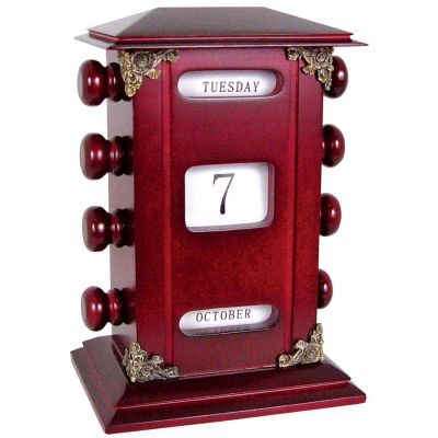 Вечный календарь 'Ретро', красный-0