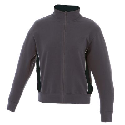 Толстовка мужская CAGLIARI 280, серый, черный-0