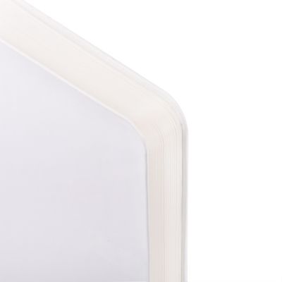 Бизнес-блокнот FUNKY SNOW, формат А5, блок в точку, белый, красный-6