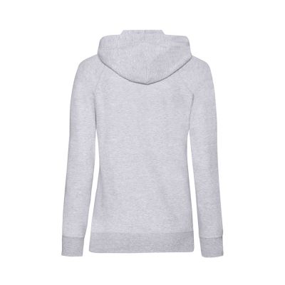 Толстовка женская без начеса LADIES LIGHTWEIGHT HOODED SWEAT 240, серый-1
