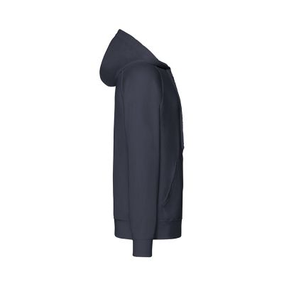 Толстовка без начеса LIGHTWEIGHT HOODED SWEAT JACKET 240, темно-синий-2