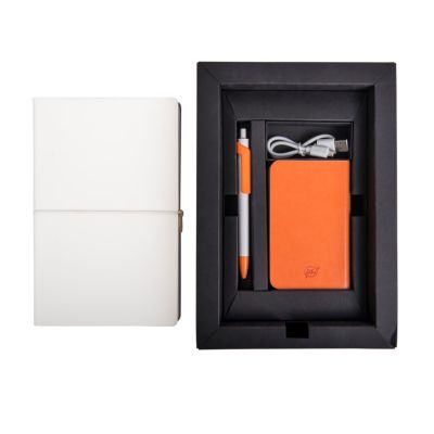 Бизнес-блокнот А5  'Franky'  в линейку, оранжевый-10