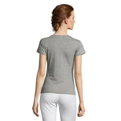 Футболка женская REGENT MISS 150, серый меланж-4