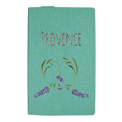 Бизнес-блокнот А5  'Provence', мятный, мягкая обложка, в клетку-3