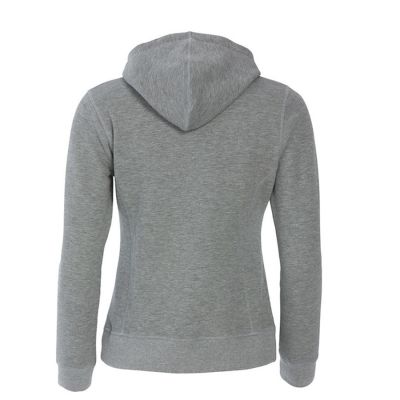 Толстовка женская CLASSIC HOODY FULL ZIP 300, серый меланж-1
