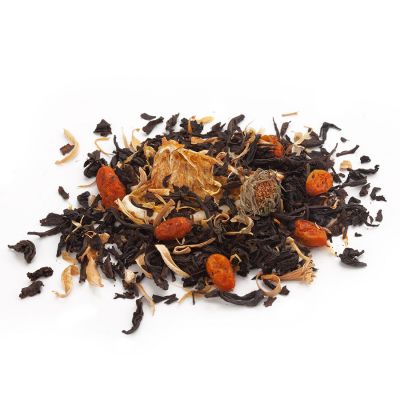 Чай чёрный СУГРЕВЪ «По‑кубански», белый, желтый-6