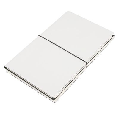 Набор подарочный FINELINE: кружка, блокнот, ручка, коробка, стружка, белый с черным, черный, белый-3