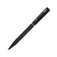 Ручка шариковая M1, пластик, металл, покрытие soft touch, черный