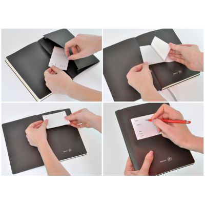 Бизнес-блокнот А5 'Elegance', мягкая обложка, в клетку, фиолетовый-7