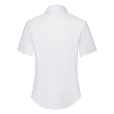Рубашка женская SHORT SLEEVE OXFORD SHIRT LADY-FIT 130, белый-1