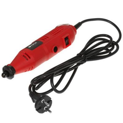 Гравер (мини дрель) HIPER HMD135A,135 Вт, в кейсе, в комплекте с аксессуарами и гибким валом, красный-4