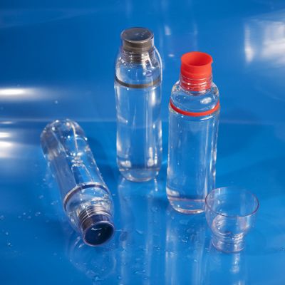 Бутылка для воды FIT, 700 мл, прозрачный, серый-1