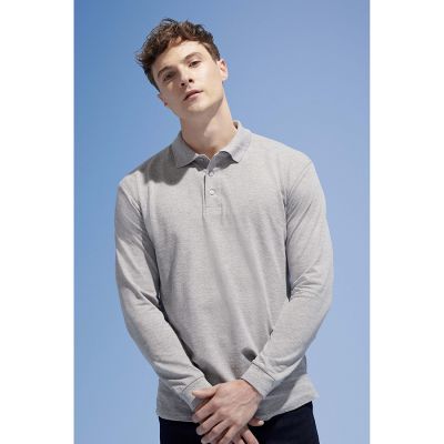 Рубашка поло STAR 170  с длинным рукавом, темно-синий-3