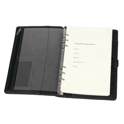 Ежедневник недатированный Coach, формат B5 в подарочной коробке, черный-1