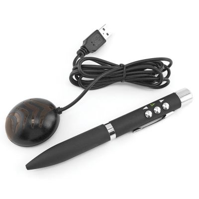 Комплект беспроводной для презентаций с лазерной указкой, черный-0