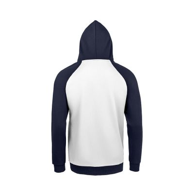 Толстовка унисекс SEATTLE 280, белый, темно-синий-1