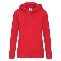 Толстовка женская LADY-FIT HOODED SWEAT JACKET 280, красный