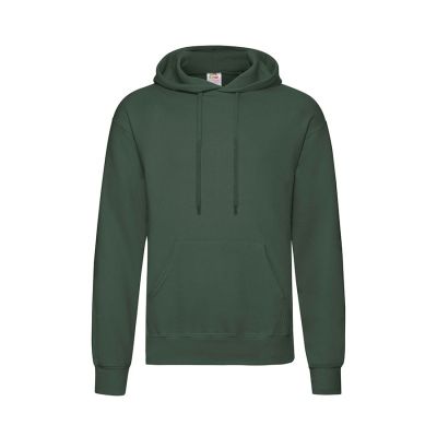 Толстовка с начесом CLASSIC HOODED SWEAT 280, темно-зелёный-0