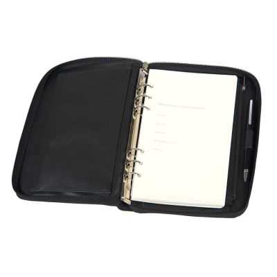 Ежедневник недатированный Chief , A5, на молнии, темно-синий, кремовый блок, подарочная коробка-5