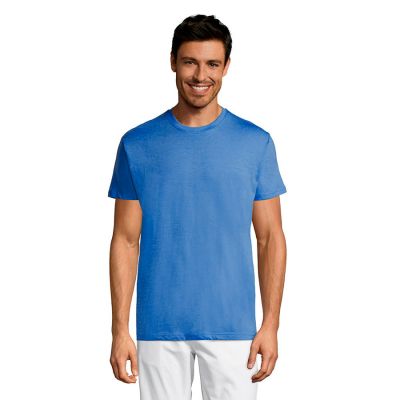 Футболка унисекс REGENT 150, синий-3