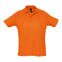 Поло мужское SUMMER 170, оранжевый