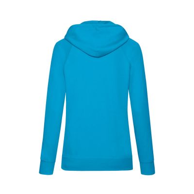 Толстовка женская без начеса LIGHTWEIGH HOODED SWEAT 240, голубой лазурный-1