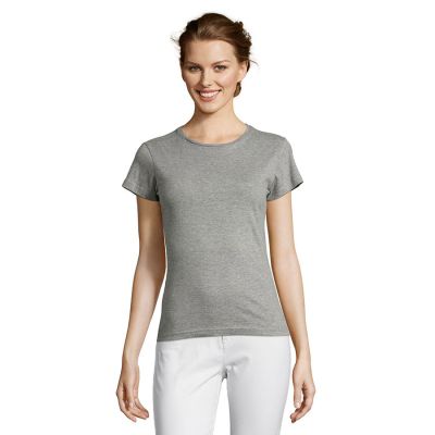 Футболка женская REGENT MISS 150, серый меланж-3