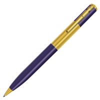 CONSUL, ручка шариковая, синий, золотистый