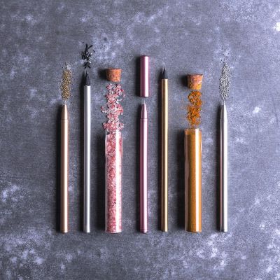 Ручка гелевая DELRAY с колпачком, золотой, пластик, золотистый-3