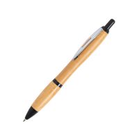 DAFEN, ручка шариковая, бамбук, пластик, металл, черный