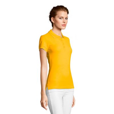 Рубашка поло женская PEOPLE 210, желтый-5
