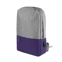 Рюкзак BEAM, серый, фиолетовый
